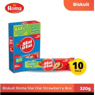 

Biscuit Roma Slai Olai Strawberry,Blueberry,Nanas 1 Boxl