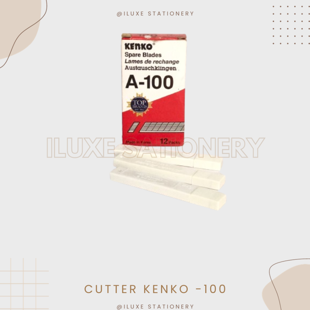 

Isi Cutter Kecil A 100 Kenko Tube Mata Pisau Refill Untuk A-300