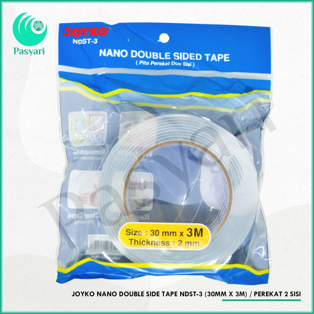 

JOYKO NANO DOUBLE SIDE TAPE NDST-3 (30MM X 3M) / PEREKAT 2 SISI