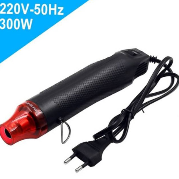 ❅ Mini Heat Gun Hot Air Gun Low Watt 220v 300w Alat Pemanas Multifungsi ev9fn