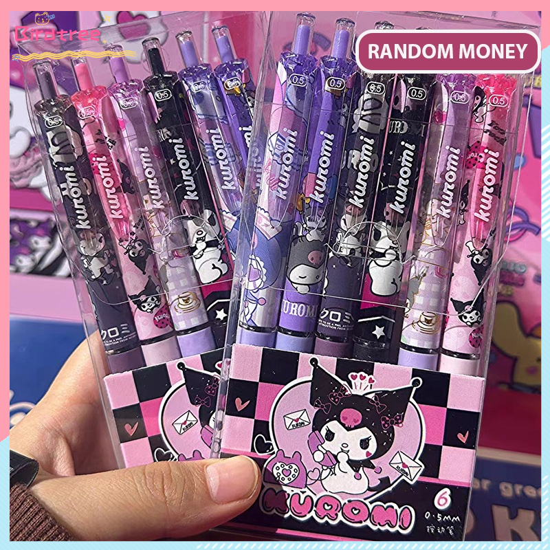 

[Readystock❤️COD]Pena Teleskopik Kurome Strawberry Beruang Kartun Imut Pena Pena Netral Pena Kantor Pena Tanda Tangan