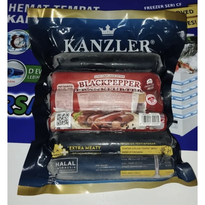 

sosis kanzler blackpepper frankfuter