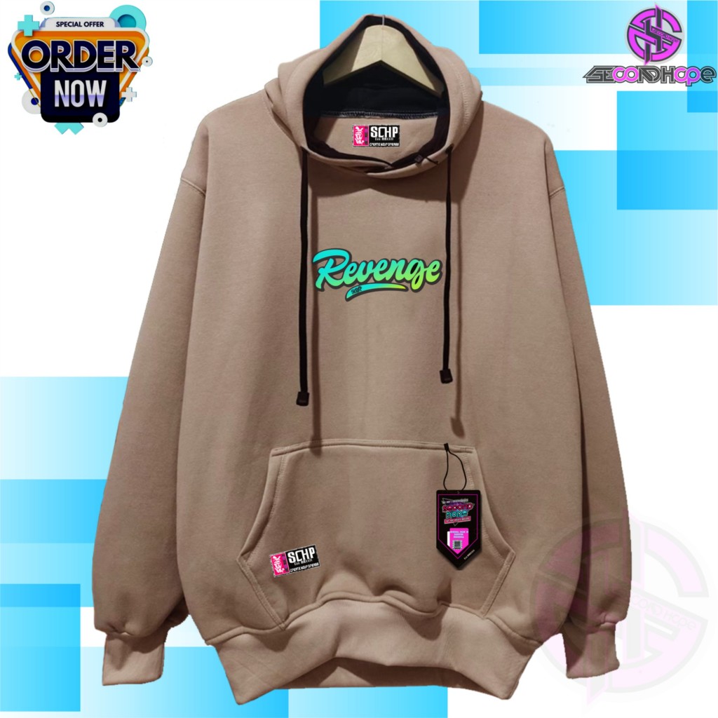 Jaket Hitam Cowok Keren Distro SCHP Hodie Wanita Oversize Warna Moca Sweater Gambar Grafity Aestethi