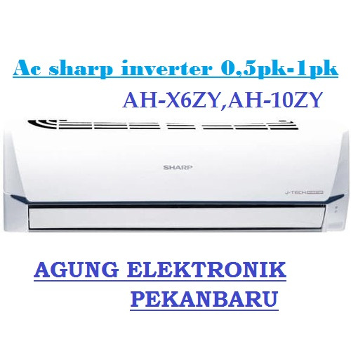 PROMO AC SHARP AH-X6ZY 1/2 PK J-TECH INVERTER THAILAND R32 0.5PK
