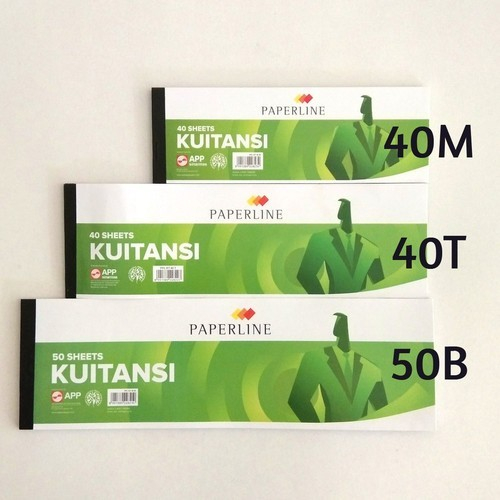 

Kuitansi / Kwitansi Paperline 40M, 40T, 50B