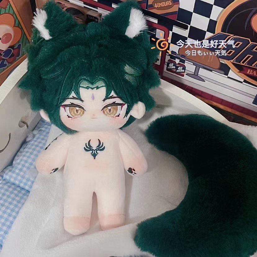 [READY STOCK] doll xiao genshin impact boneka xiao doll 20cm green clouds