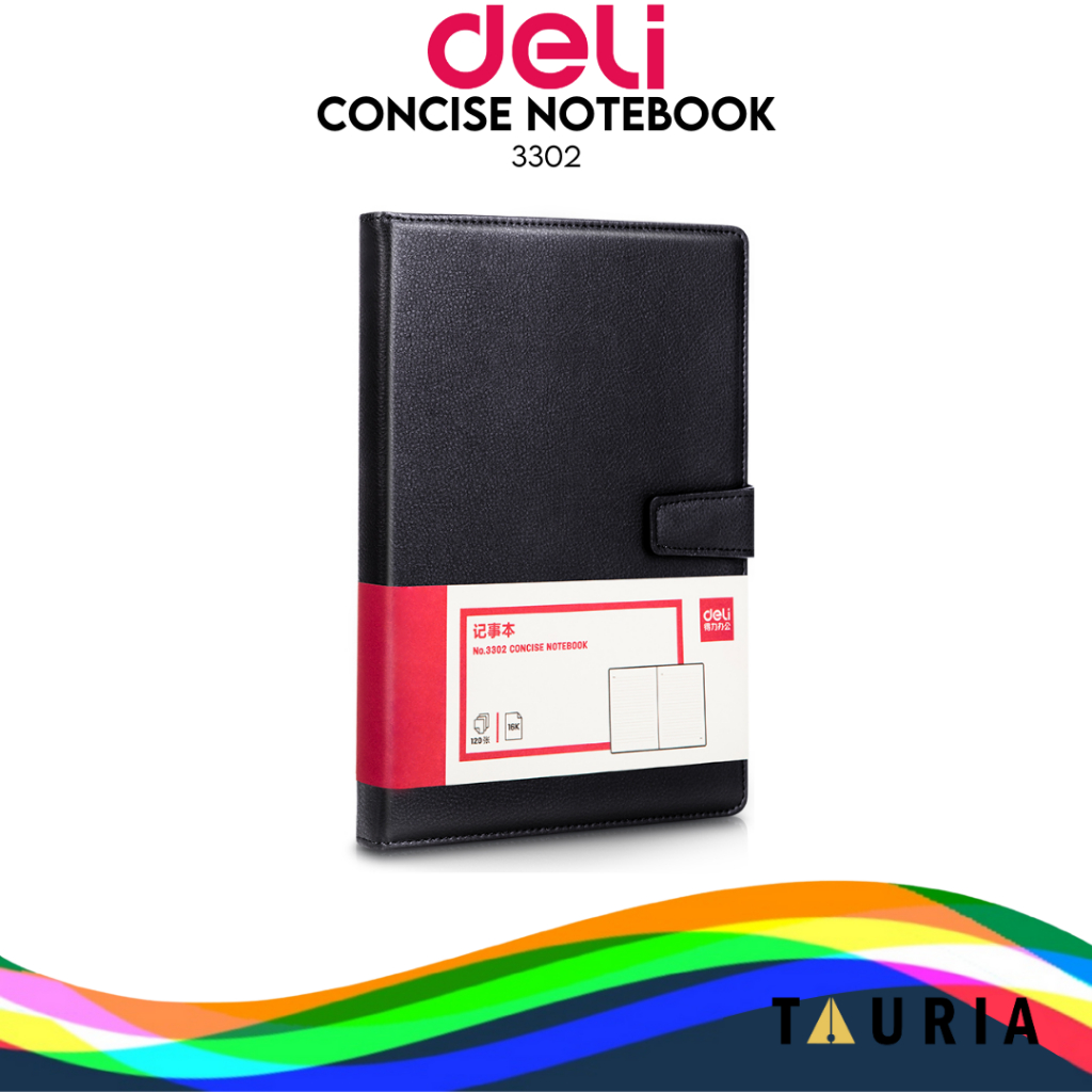 

Deli Concise Notebook Buku Catatan 16K 120 lembar 3302