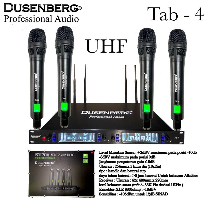 MIC WIRELES DUSENBERG TAB 4