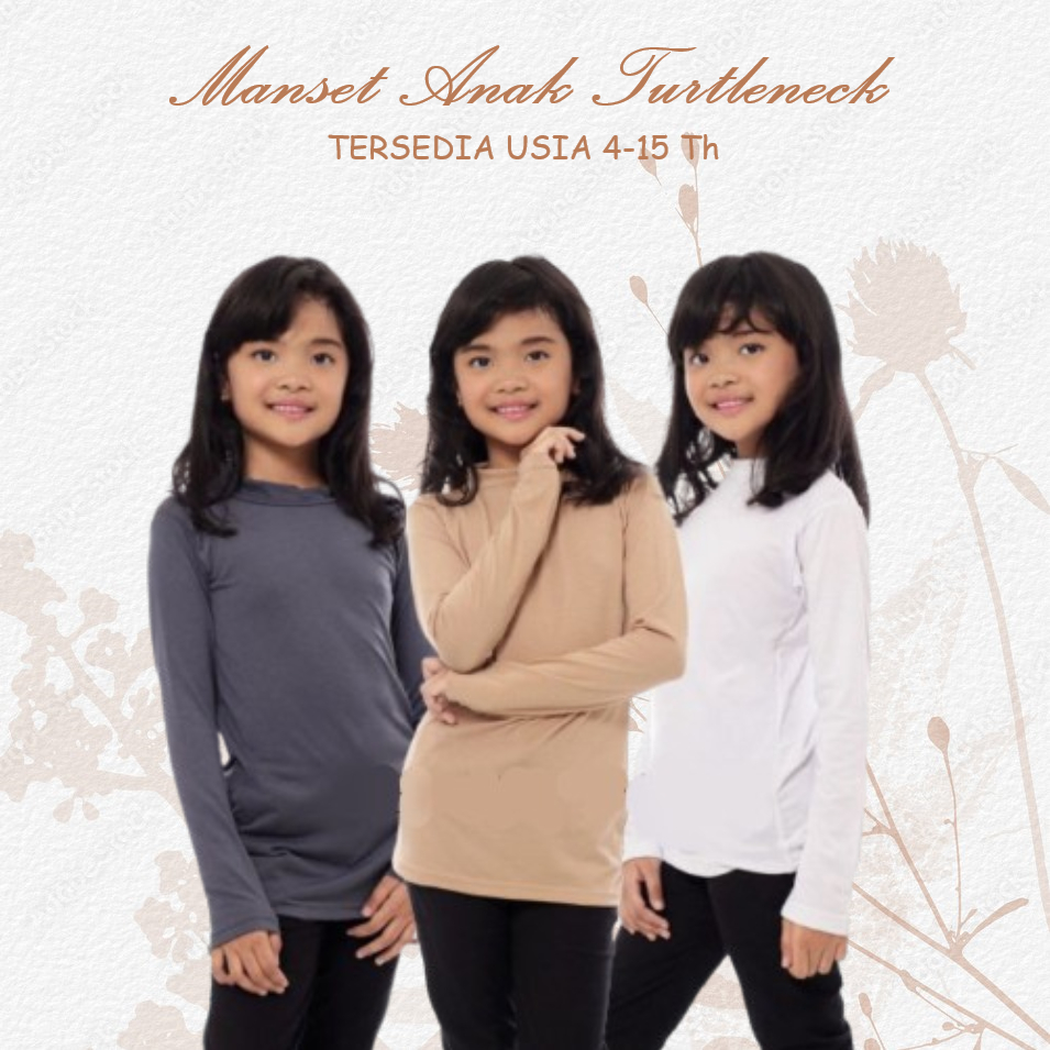 My PROMO MANSET ANAK Usia 4-15 Tahun | Baju TERLARIS Lengan Panjang | Dalaman Anak Spandek