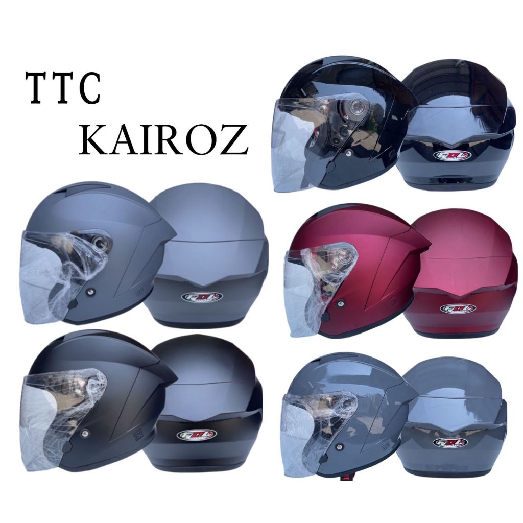 Helm TTC KAIROZ FDL HALF FACE free box