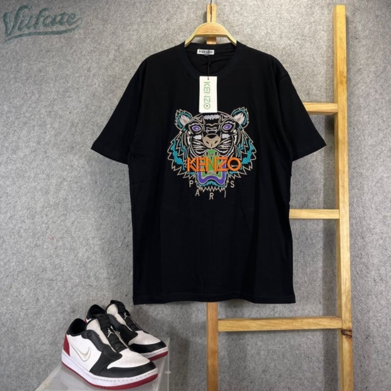 the shirt bordir kaos bordir premium singa Kenzo #kaos Kenzo bordir