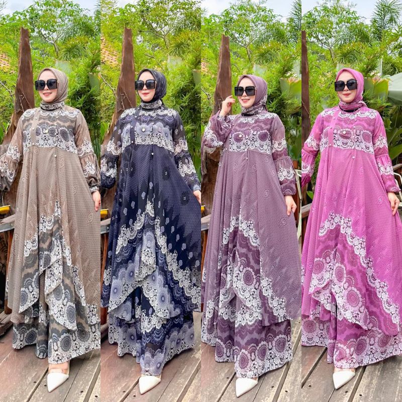 KHAMILA SET KULOT KALONG by M Nabil