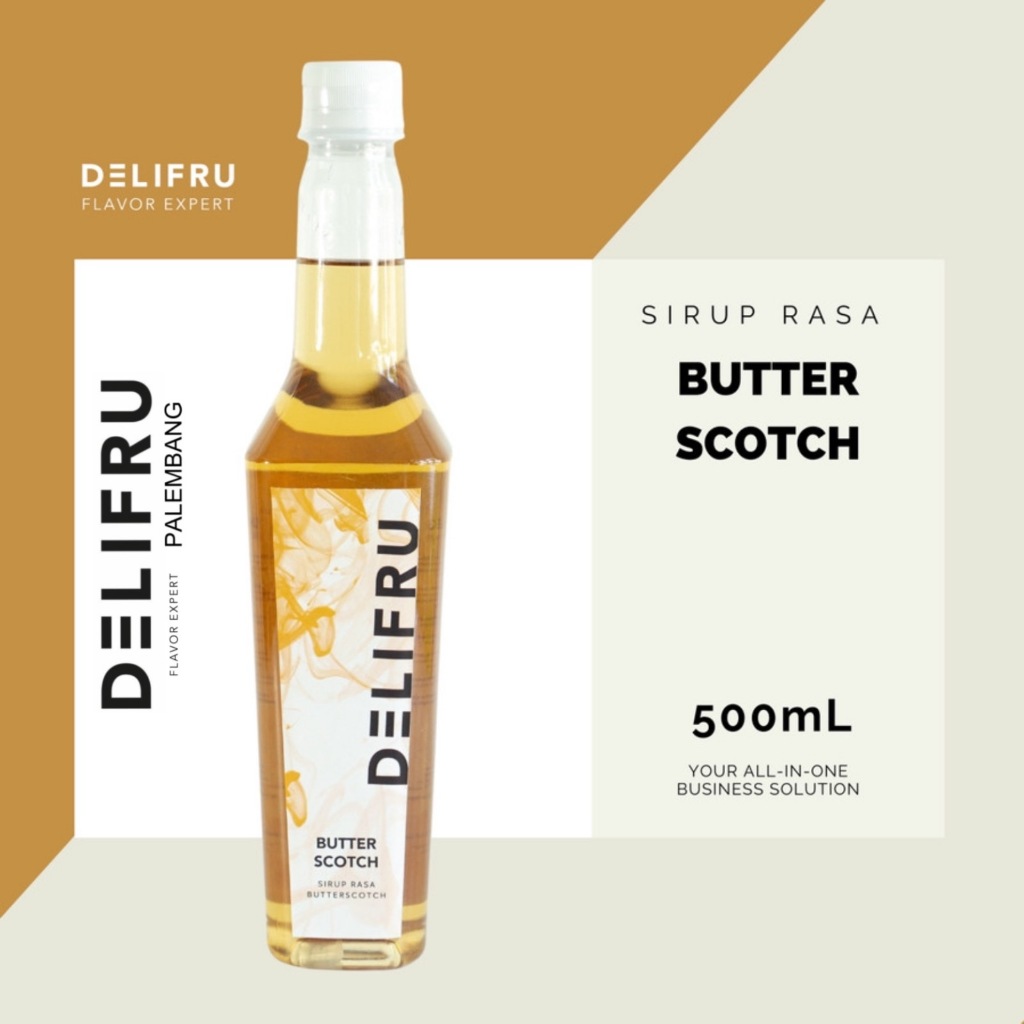 

Delifru Syrup Butterscotch - Sirup Butterscotch 500 ml