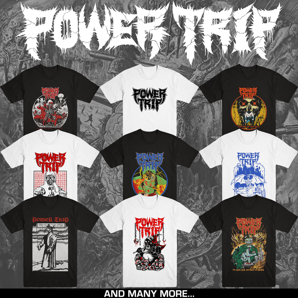 POWER TRIP | T-SHIRT BAND | THRASH METAL | MERCHANDISE