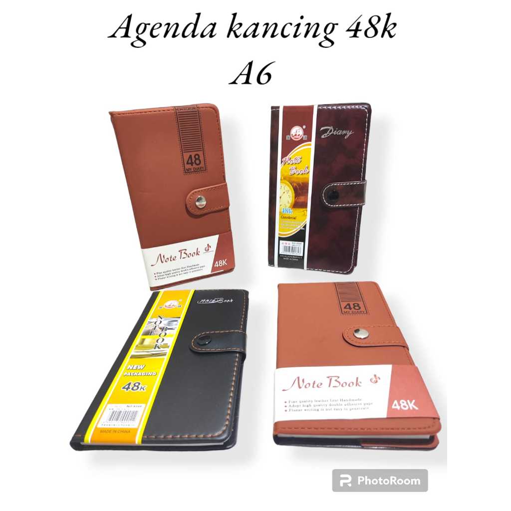 

AS888 - BUKU AGENDA KANCING 48K UKURAN 17.5 CM X 10 CM ISI 164 HALAMAN