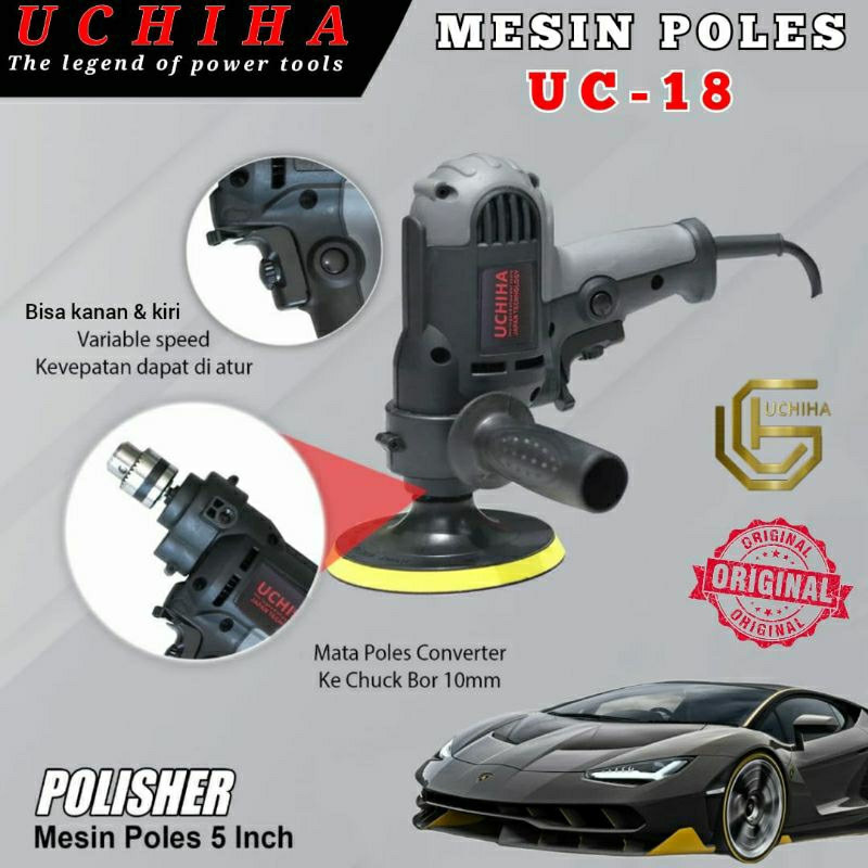 Mesin poles mobil disc polisher amplas pengkilap pemoles motor uchiha bor