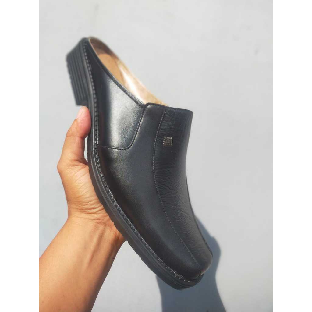 SEPATU SANDAL SELOP BUSTONG PRIA  KULIT JUMBO 44 45 46