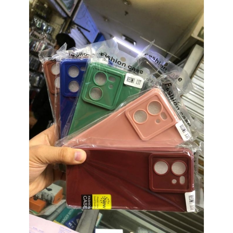 Softcase Macaron Warna Pro Camera Redmi 13T New, Redmi 13T Pro New