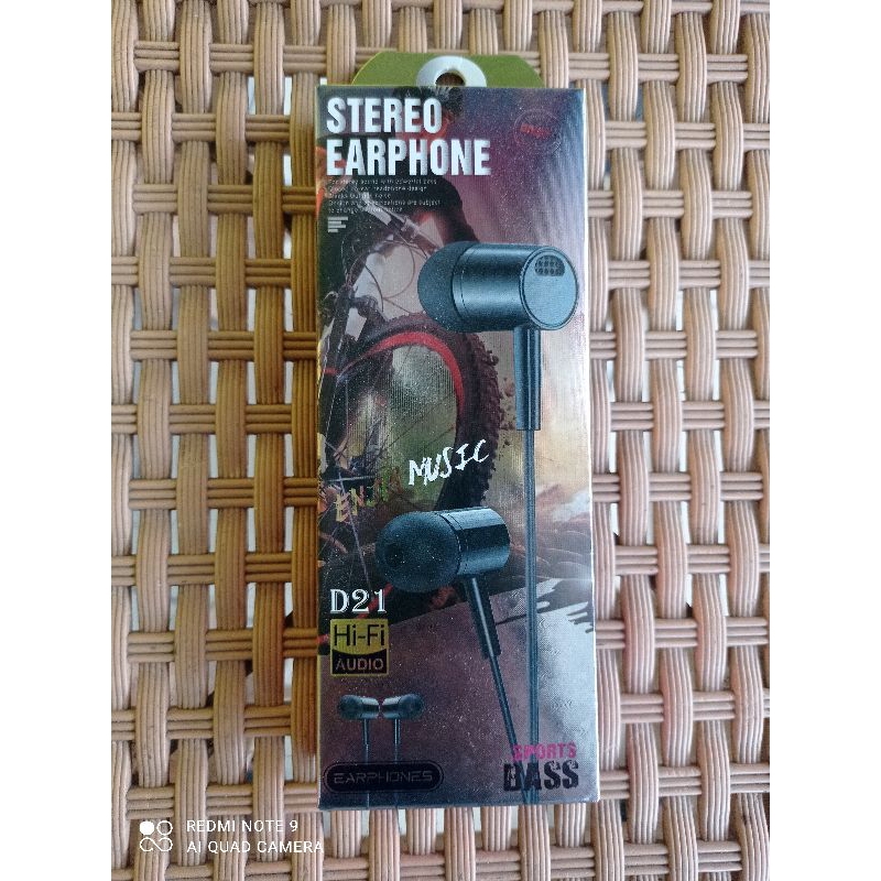 Stereo Earphone D21