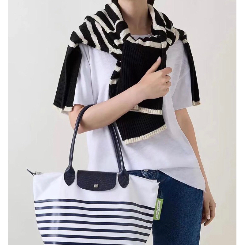 LC01 MIROR 1:1 GRADE ORI LC STRIPE MEDIUM SIZE LONG HANDLE