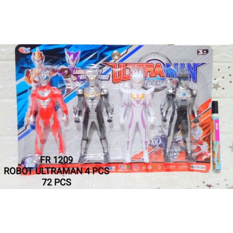 Mainan Ultramen Set 4pcs/ Mainan robot Ultramen