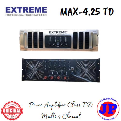 Extreme MAX4.25TD Power Amplifier Class TD Original MAX-4.25TD