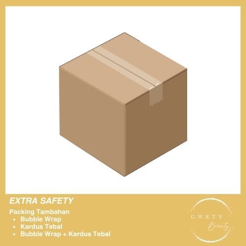 

PACKING TAMBAHAN EXTRA SAFETY BUBBLE WRAP KARDUS || GWETY BEAUTY