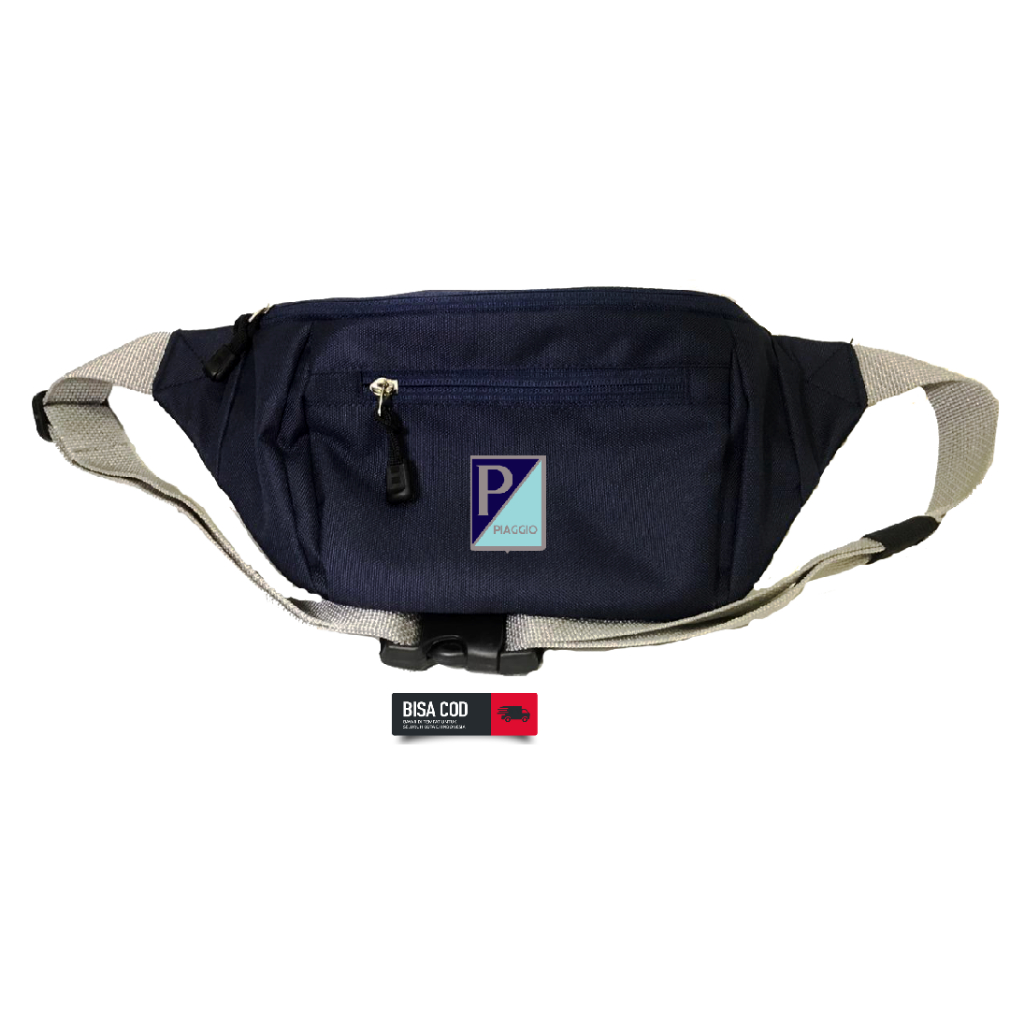Tas Selempang Waistbag waterproof Motor Vespa Custom Kualitas Distro Termurah