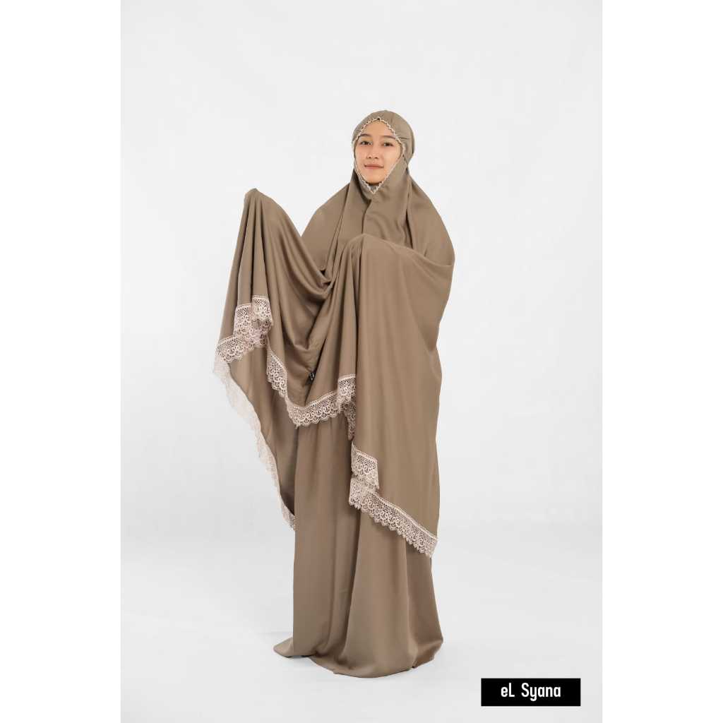 MUKENA SETELAN EL SYANA / MUKENA SETELAN POLOS / MUKENA RAYON POLOS / MUKENA POLOS / MUKENA DEWASA