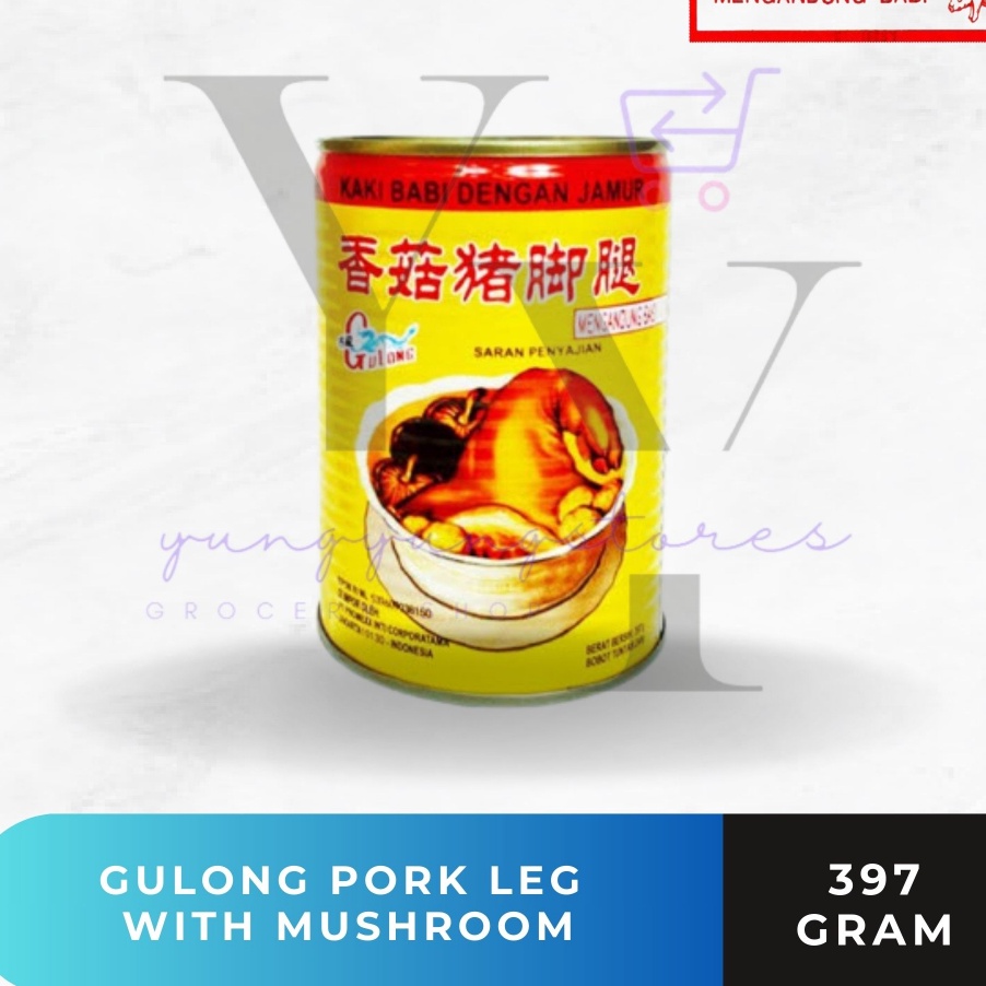 

TIPE NYF071 Gulong Pork Leg With Mushroom / Kaki Babi Kaleng 397 gram
