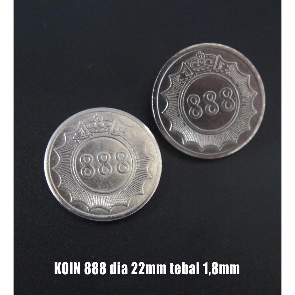 Koin 888 Diameter 22mm 1000pcs / Coin 888