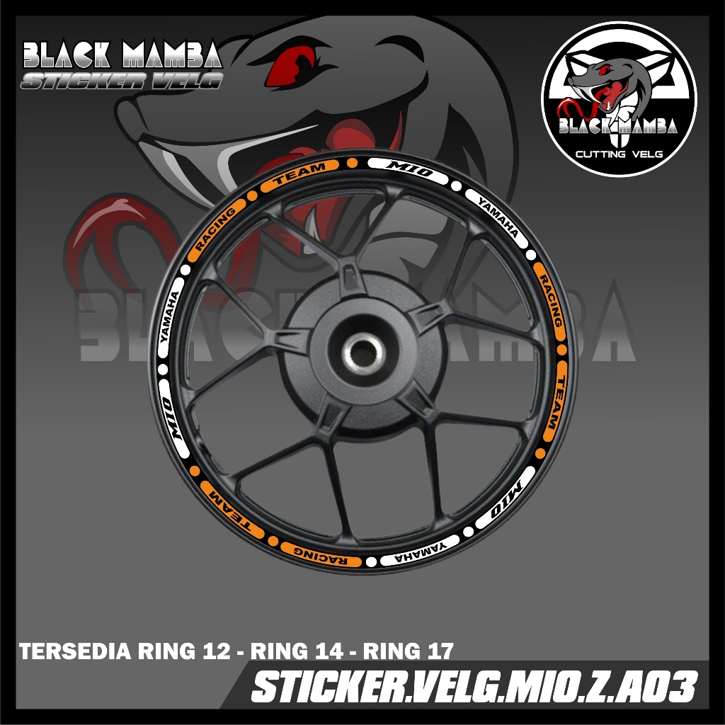 STICKER VELG MIO Z - STIKER LIS LIST VARIASI BAN/VELG YAMAHA MIO Z A03
