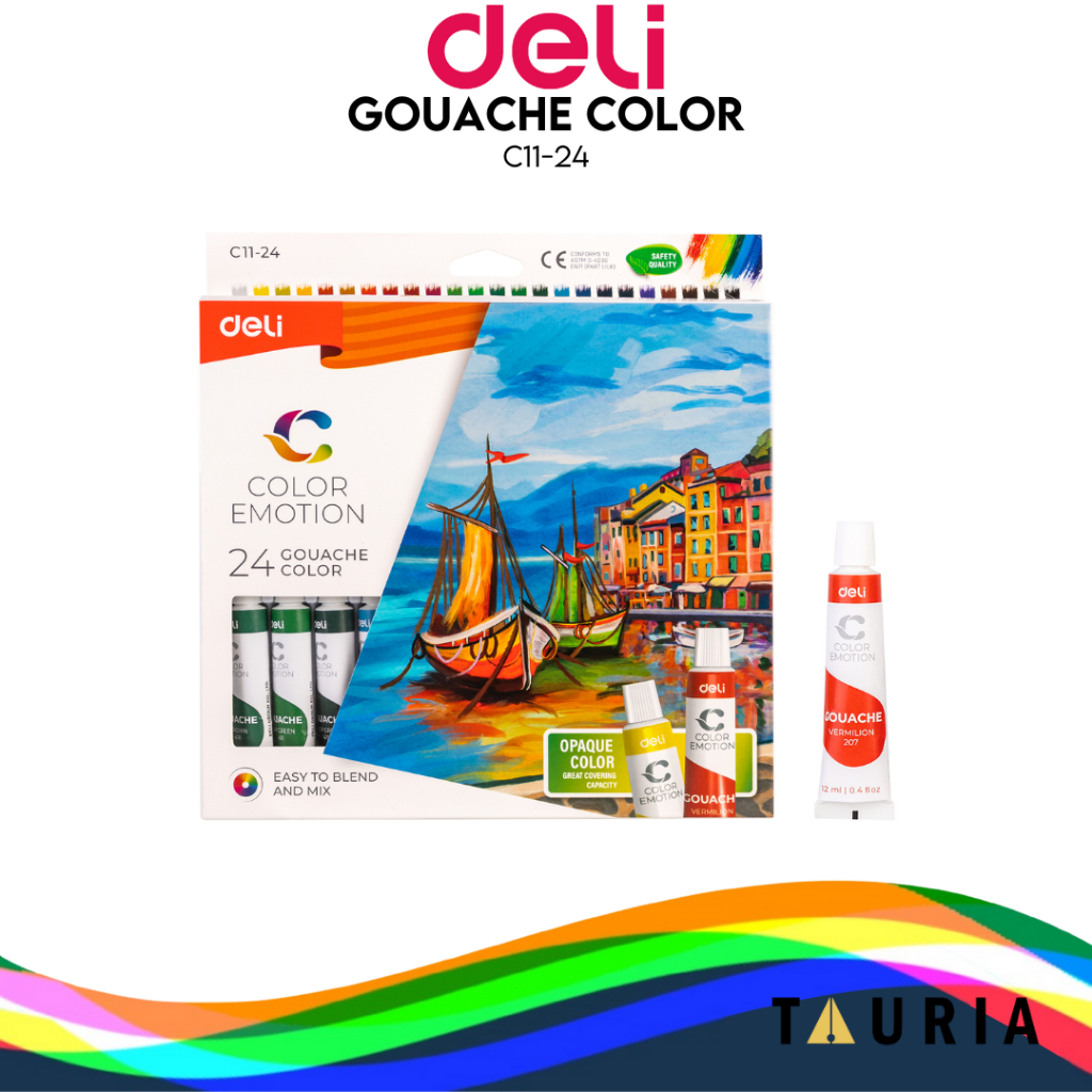 

Cat Gouache / Cat Lukis 24 Warna Deli C11-24