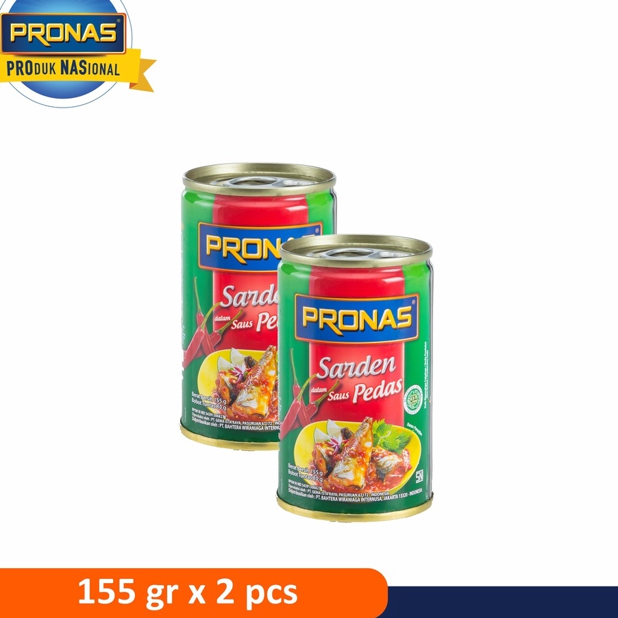 

KODE MMS174 PRONAS Sarden Chili 155 g Bundling 2 pcs