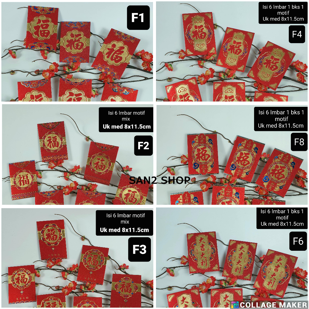 

ANGPAO IMLEK NETRAL FU FUK ANGPAO FUK BUNGA BUAH KOIN YENPAO JERUK IKAN KUCING HOKI HONGBAO MURAH FUNGPAU