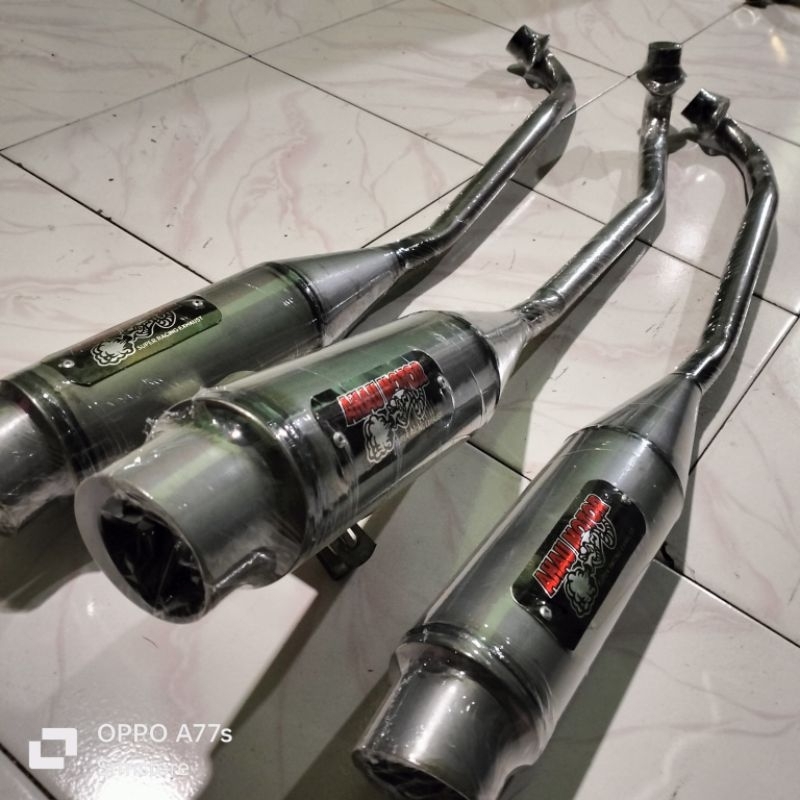 Knalpot Racing AHAU Supra Jupiter Revo Karisma Pernis