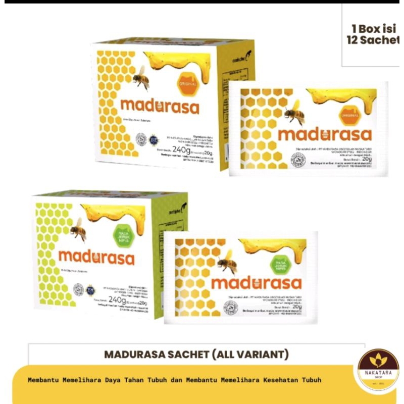 

MADU RASA SATU KOTAK ISI 12 SACHET
