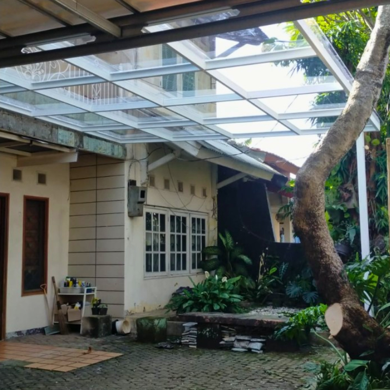 Kanopi baja ringan Atap SolarFlat 1.2mm Minimalis Malang