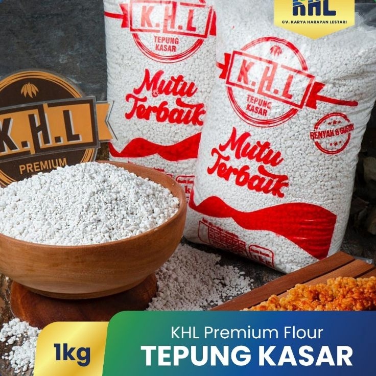 

Murah 1 KG TEPUNG TAPIOKA KASAR / TEPUNG KASAR / TEPUNG SHIHLIN / TEPUNG CRISPY / TEPUNG KRISPI / TEPUNG TAPIOKA