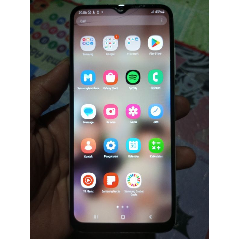 LCD Samsung A03s copotan