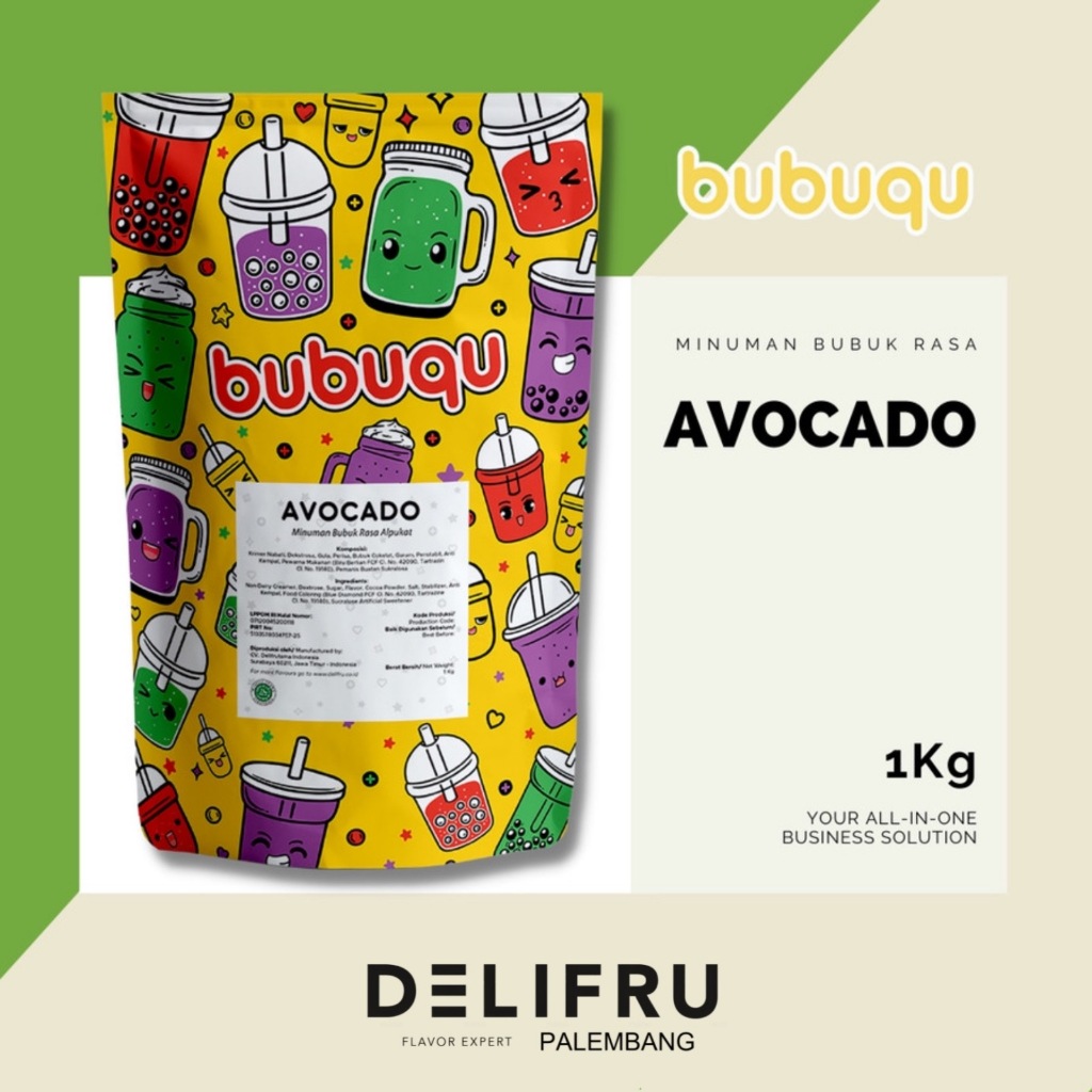 

Bubuqu Powder Drink Avocado Milk - Bubuk Minuman Alpukat Susu 1 Kg