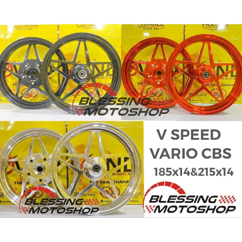 VELG V SPEED VND PELAK VARIO 160 CBS VELG BINTANG VND VARIO160 CBS