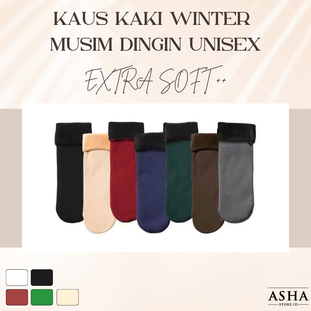 Kaos Kaki Thermal Kaus Kaki Winter Kaos Kaki Musim Dingin Tebal Kaus Kaki Tebal Thermal Pria Wanita