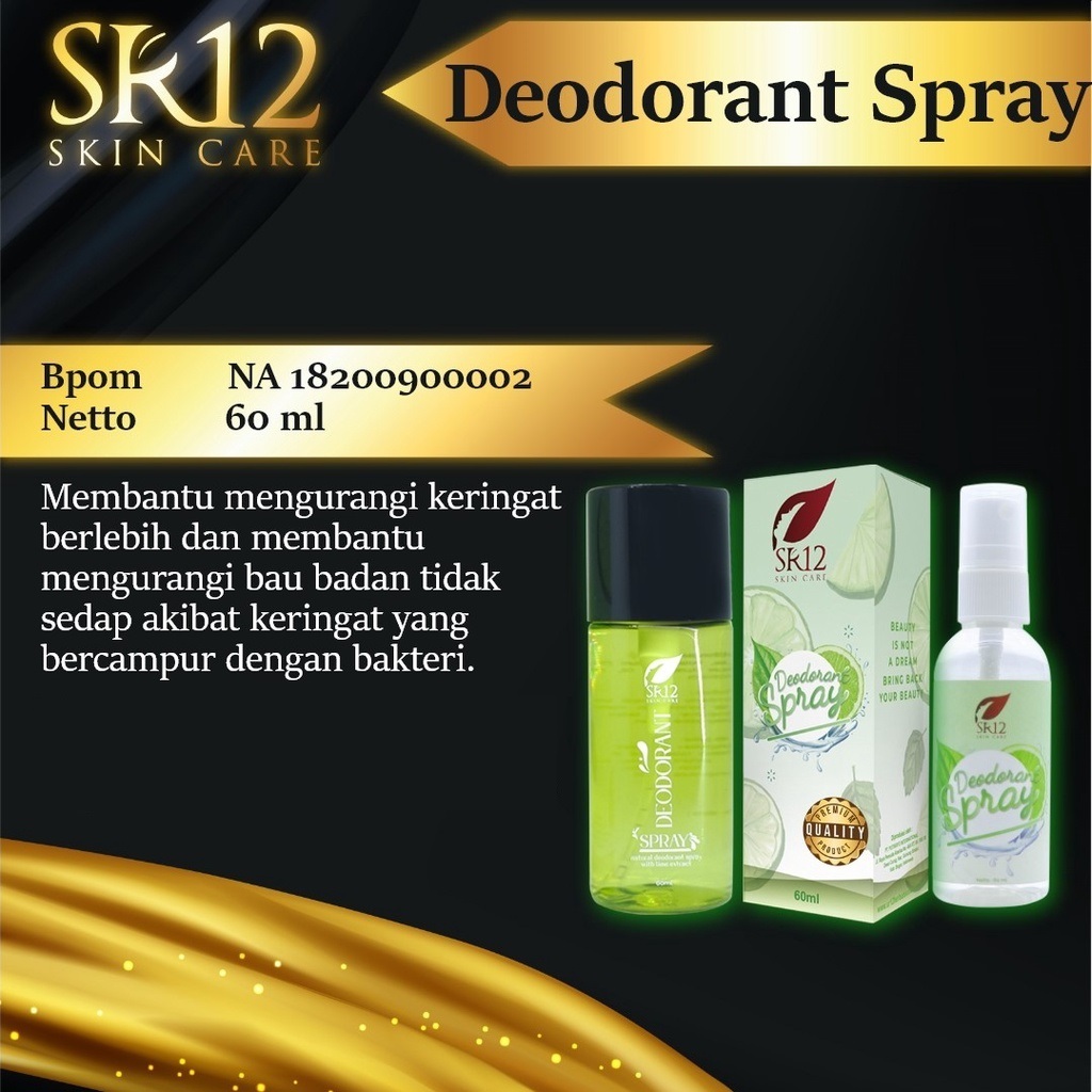 DEODORANT SPRAY SR12 / SR12 DEO SPRAY / DEO TAWAS
