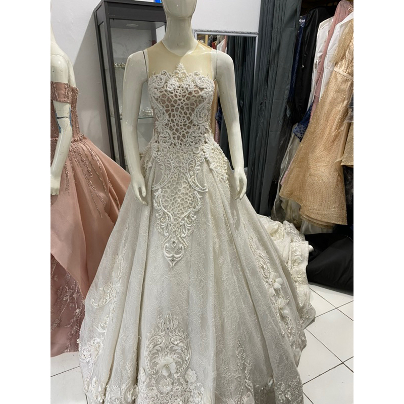Wedding gown preloved gaun pengantin second
