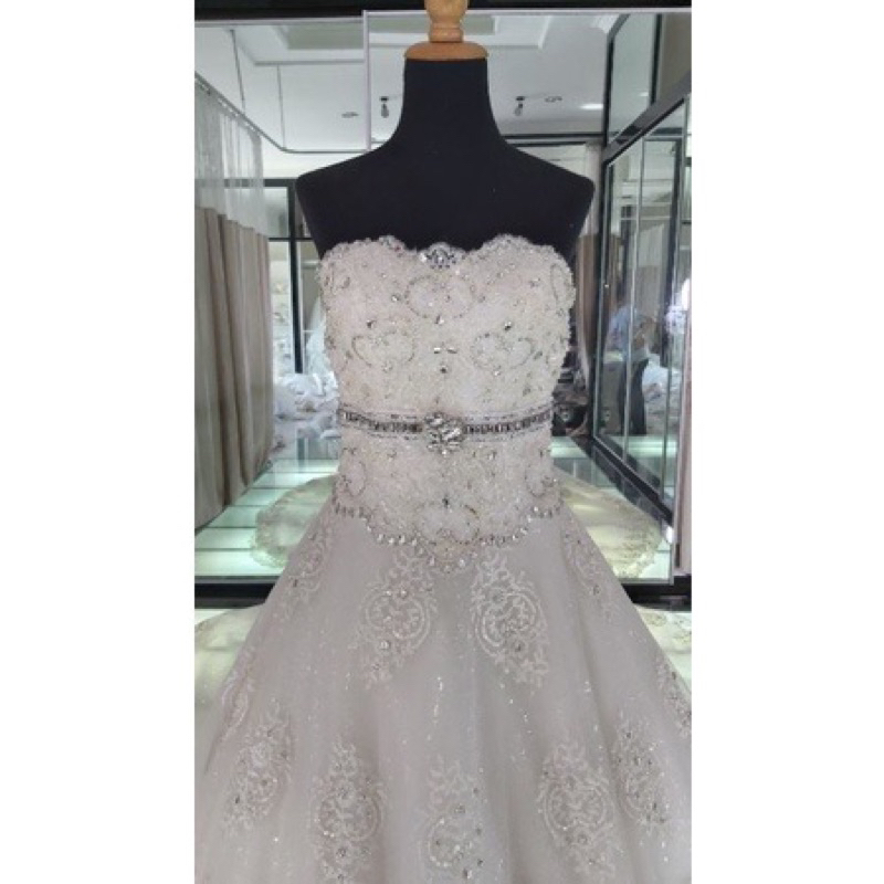 gaun pengantin second wedding gown preloved