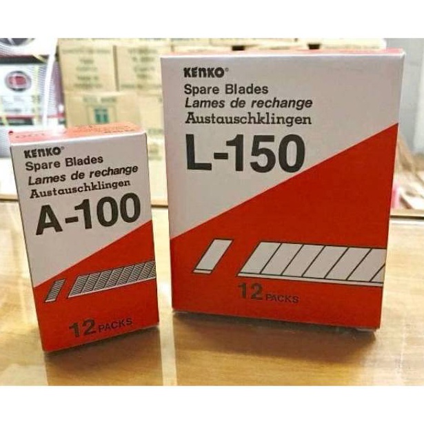 

[☻D85<] 1 pak isi cutter kecil kenko A-100 Stock Terupdate