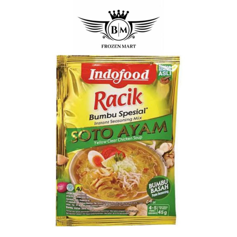 

Indofood Bumbu Racik Masakan Instant Soto Ayam 45gr.