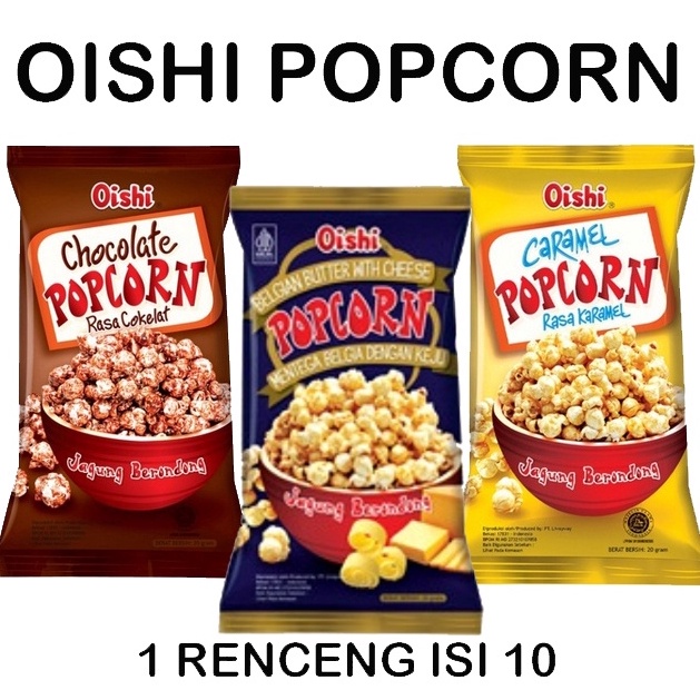 

OISHI POPCORN RENCENG ISI 10 ➚Best Produk