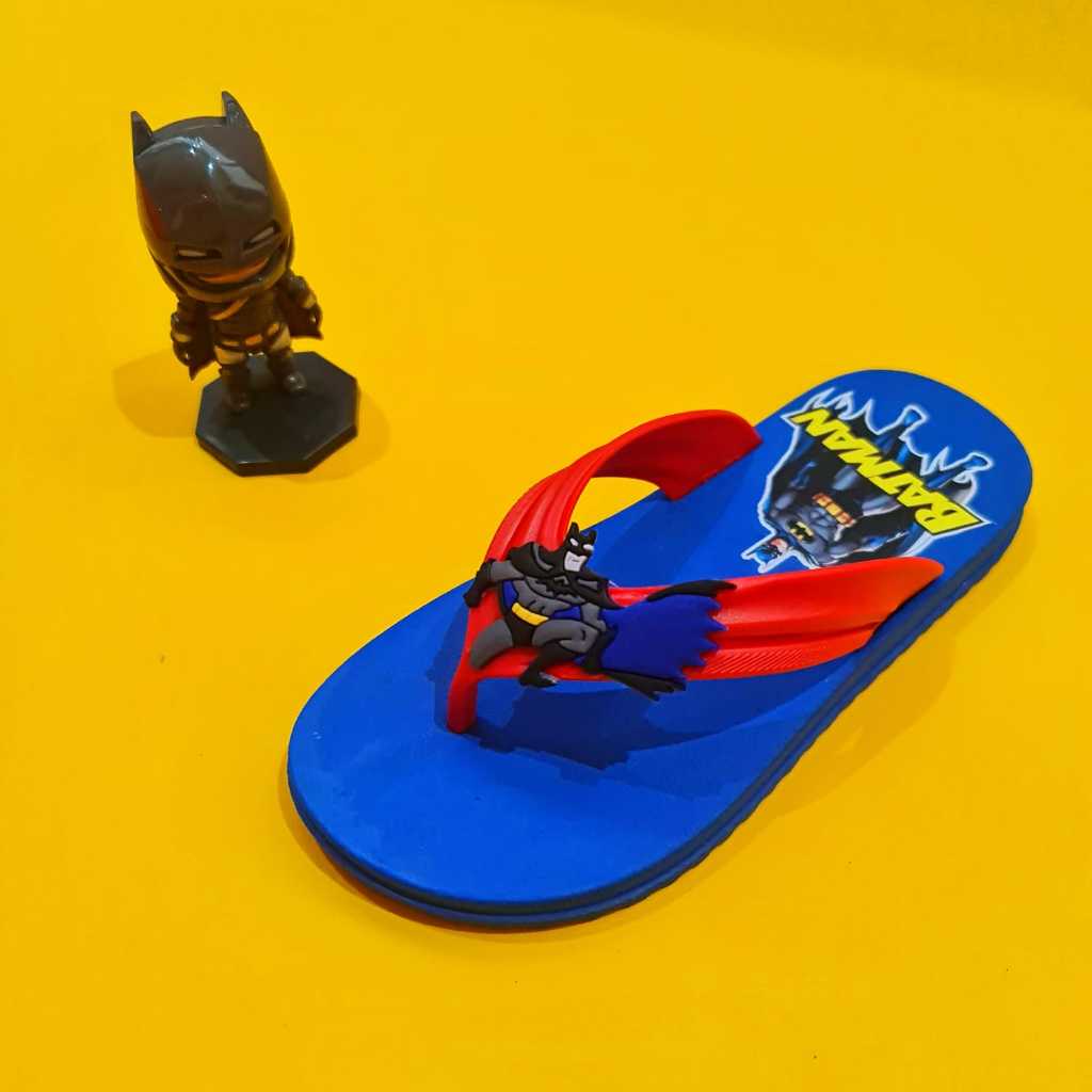 SANDAL ANAK LAKI BATMAN SUPERHERO